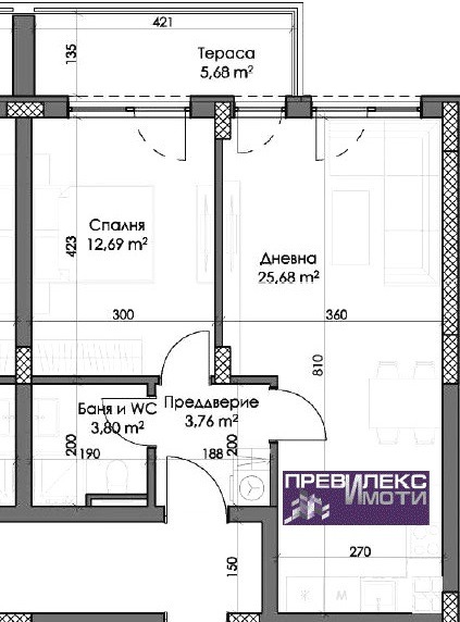 Eladó  1 hálószoba Plovdiv , Kamenica 2 , 73 négyzetméter | 66280477