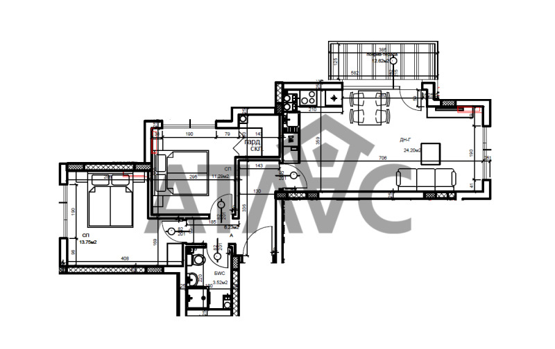 À vendre  2 chambres Plovdiv , Hristo Smirnenski , 93 m² | 74323118 - image [2]