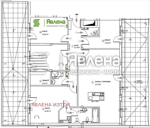 Продава МНОГОСТАЕН, гр. София, Манастирски ливади, снимка 13 - Aпартаменти - 46677610