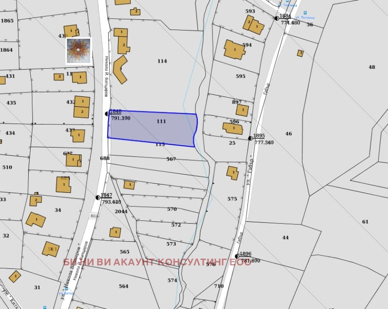 Продава ПАРЦЕЛ, гр. София, гр. Банкя, снимка 3 - Парцели - 53483024