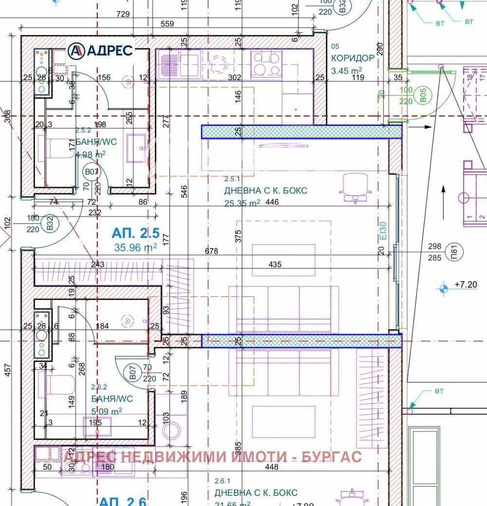 Продава 1-СТАЕН, гр. Бургас, Лазур, снимка 4 - Апартаменти - 53782908