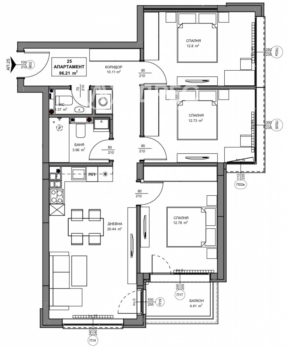 Продава МНОГОСТАЕН, гр. София, Обеля 2, снимка 4 - Апартаменти - 54602646