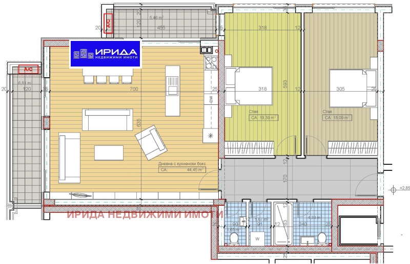 Продава 3-СТАЕН, гр. София, Бояна, снимка 1 - Aпартаменти - 48612554