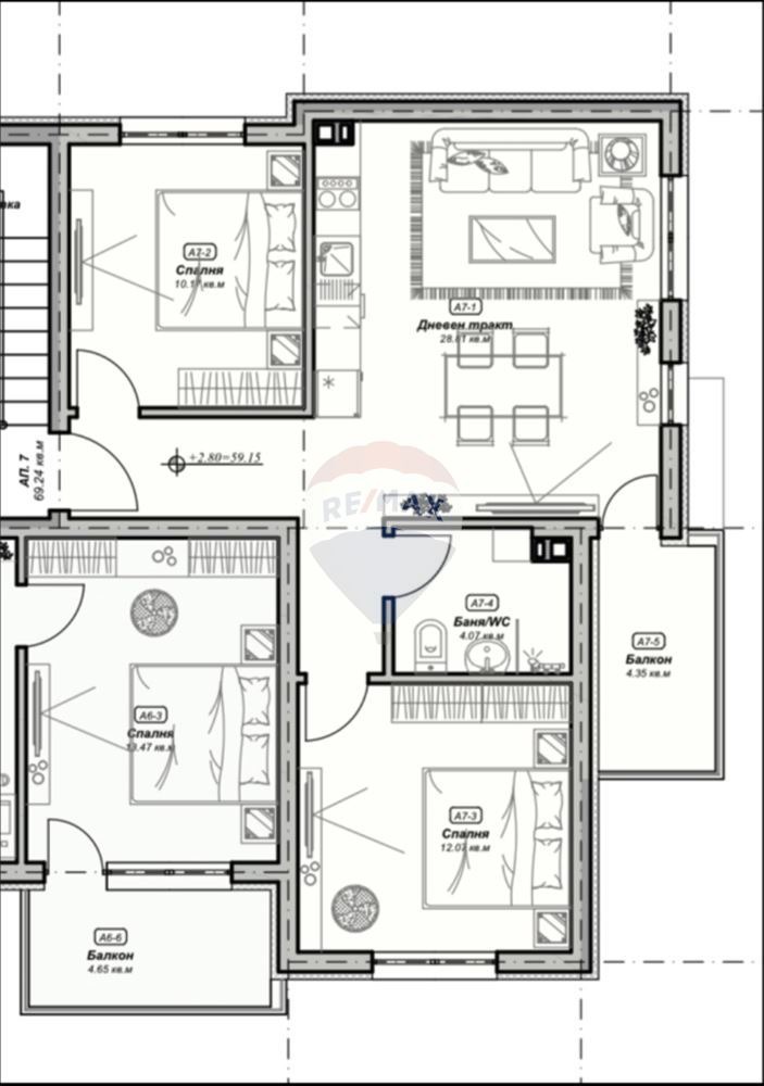 Продава 3-СТАЕН, гр. Варна, к.к. Св.Св. Константин и Елена, снимка 10 - Aпартаменти - 48975168