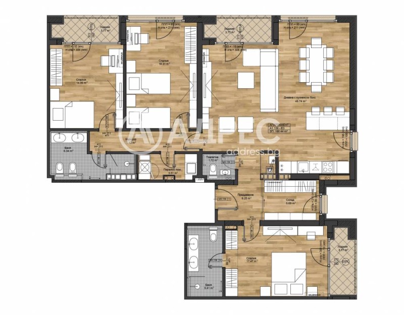 In vendita  3+ camere da letto Sofia , Boiana , 213 mq | 45123257 - Immagine [3]