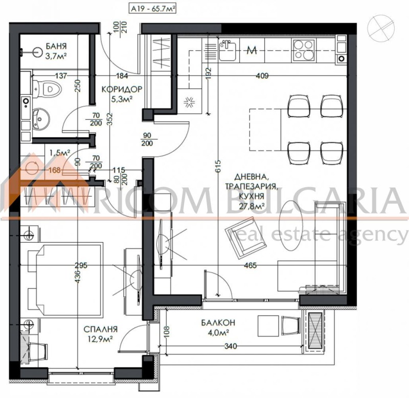 Продава 2-СТАЕН, гр. Варна, Виница, снимка 2 - Aпартаменти - 46525258