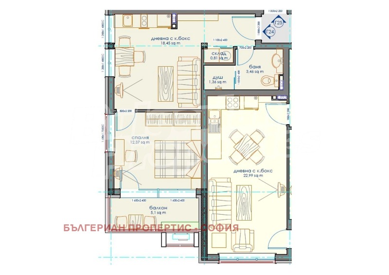 Продава 2-СТАЕН, гр. София, Витоша, снимка 3 - Апартаменти - 52874427