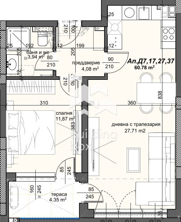 À venda  1 quarto Plovdiv , Trakiia , 75 m² | 38395296 - imagem [2]