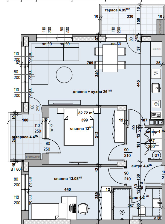 For Sale  2 bedroom Stara Zagora , Kazanski , 97 sq.m | 28550686 - image [2]