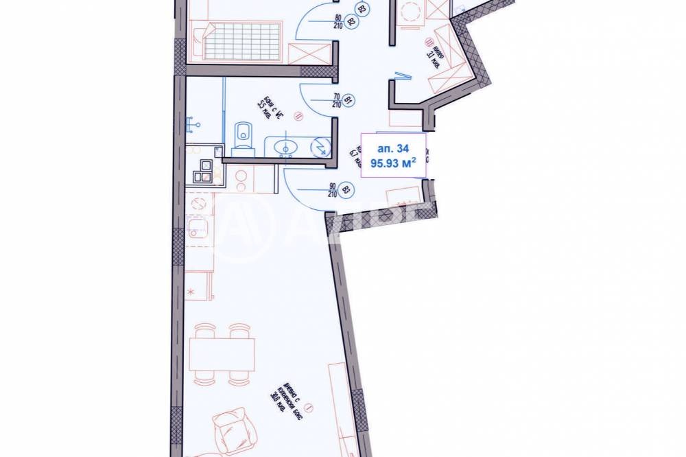 Продава 3-СТАЕН, гр. Варна, Бриз, снимка 16 - Апартаменти - 55098640