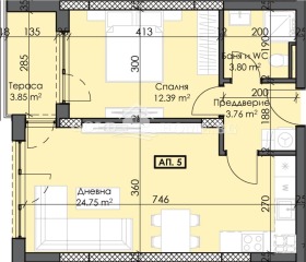 1 спальня Тракия, Пловдив 4