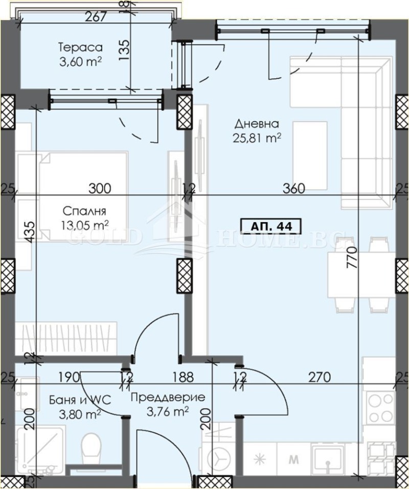 Продава  2-стаен град Пловдив , Тракия , 71 кв.м | 34253155 - изображение [2]