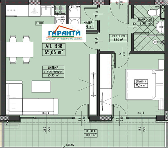 Продава  2-стаен град Пловдив , Христо Смирненски , 78 кв.м | 33356834 - изображение [4]