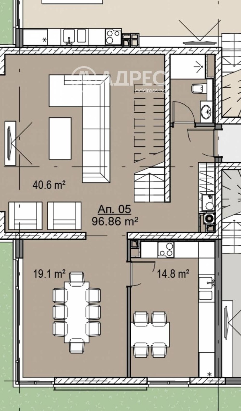 Продава МНОГОСТАЕН, гр. София, Кръстова вада, снимка 2 - Апартаменти - 52505217