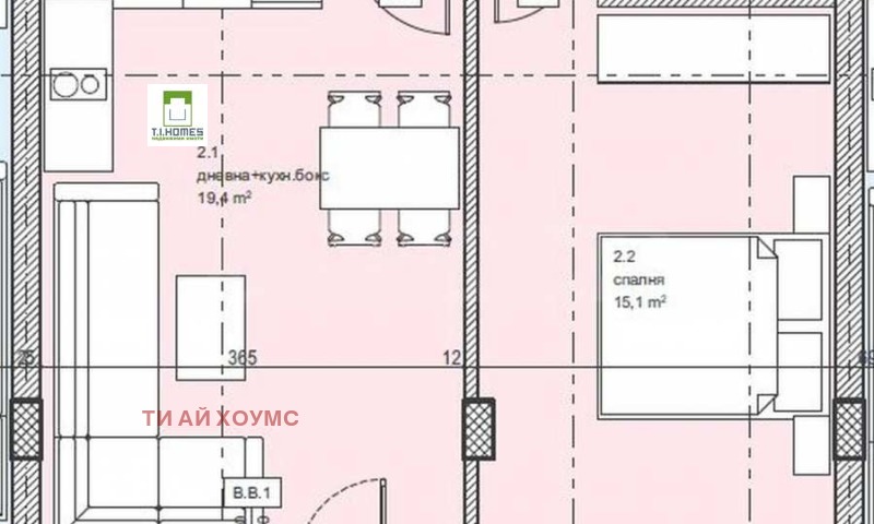 Til salg  1 soveværelse Sofia , Vitosha , 62 kvm | 59774155 - billede [3]