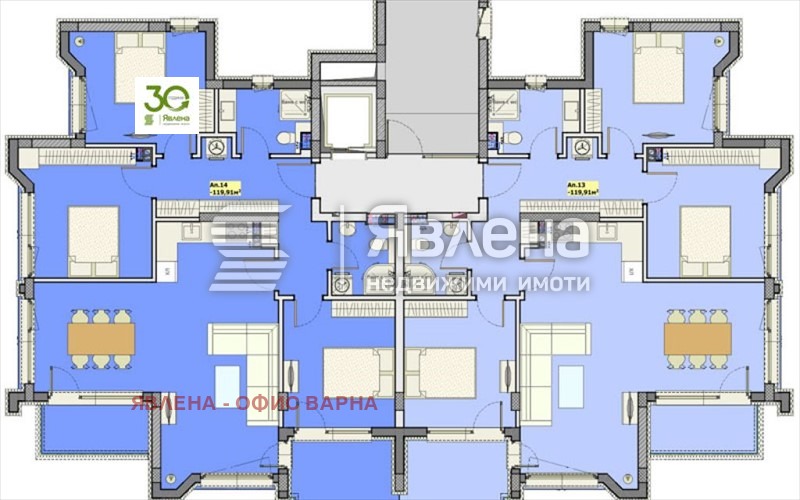 Till salu  3 sovrum Varna , k.k. Sv.Sv. Konstantin i Elena , 142 kvm | 93260413 - bild [8]