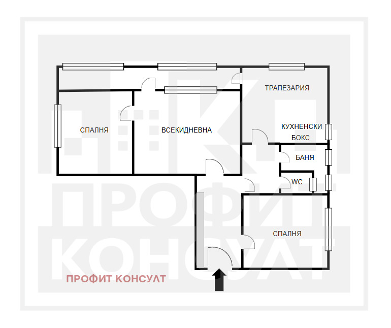 In vendita  3+ camere da letto Veliko Tarnovo , Tsentar , 126 mq | 33699369 - Immagine [14]