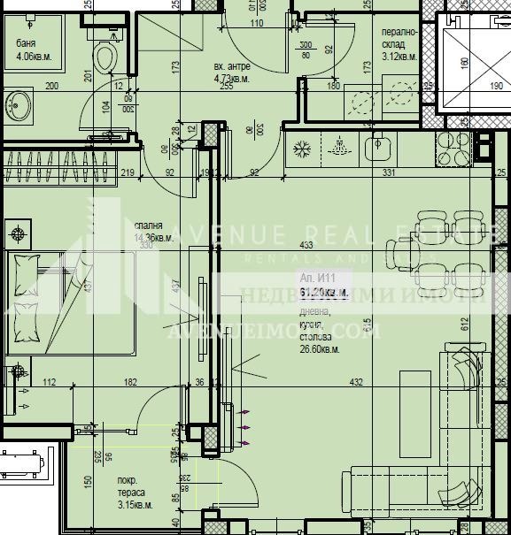 Satılık  1 yatak odası Plovdiv , Yujen , 75 metrekare | 75280760 - görüntü [3]