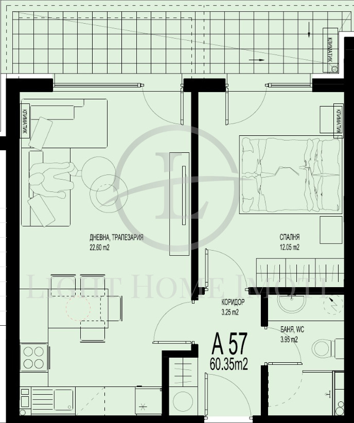 In vendita  2 camere da letto Plovdiv , Hristo Smirnenski , 106 mq | 72433967 - Immagine [16]