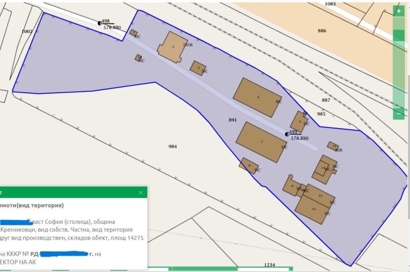 Te koop  Verhaallijn Sofia , Gorni Bogrov , 14277 m² | 80613283