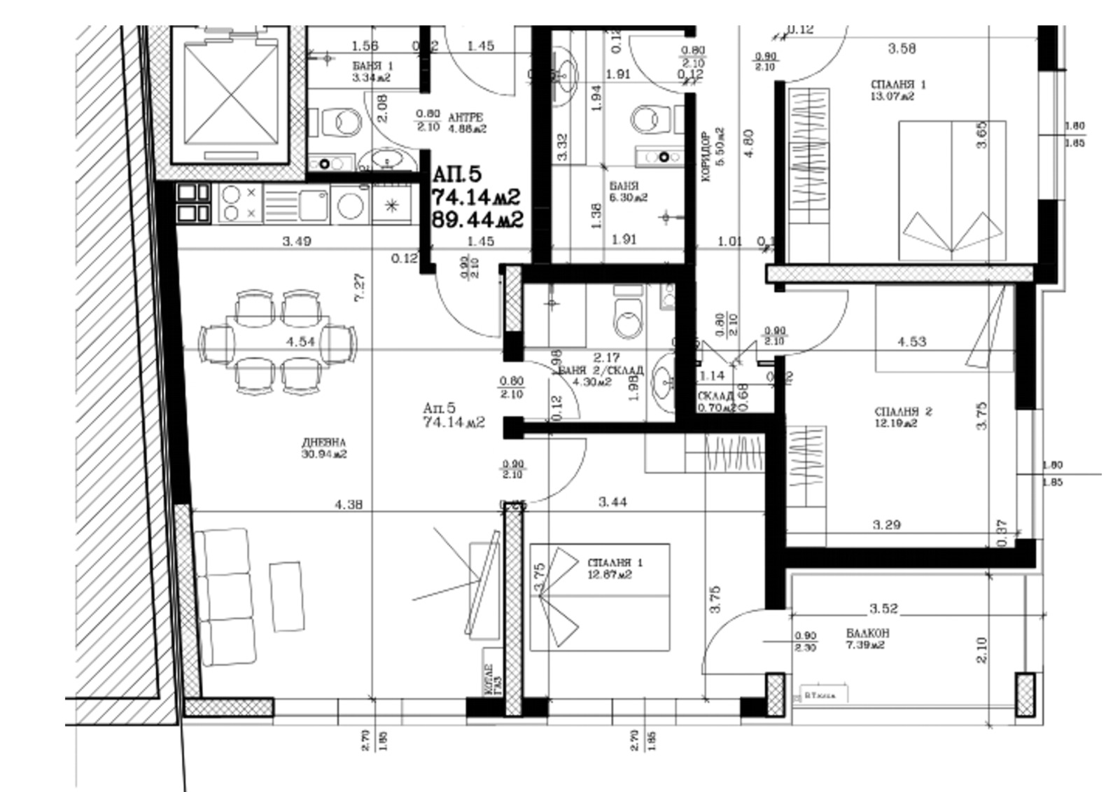 Продава 2-СТАЕН, гр. София, Павлово, снимка 2 - Апартаменти - 53821801