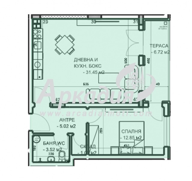 Продава 2-СТАЕН, гр. Пловдив, Младежки Хълм, снимка 1 - Aпартаменти - 48980321