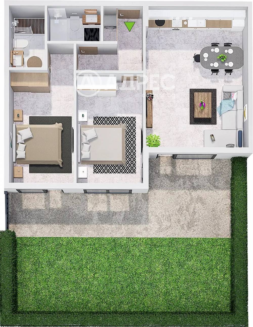 Продава 3-СТАЕН, гр. Пловдив, Прослав, снимка 2 - Апартаменти - 53887249