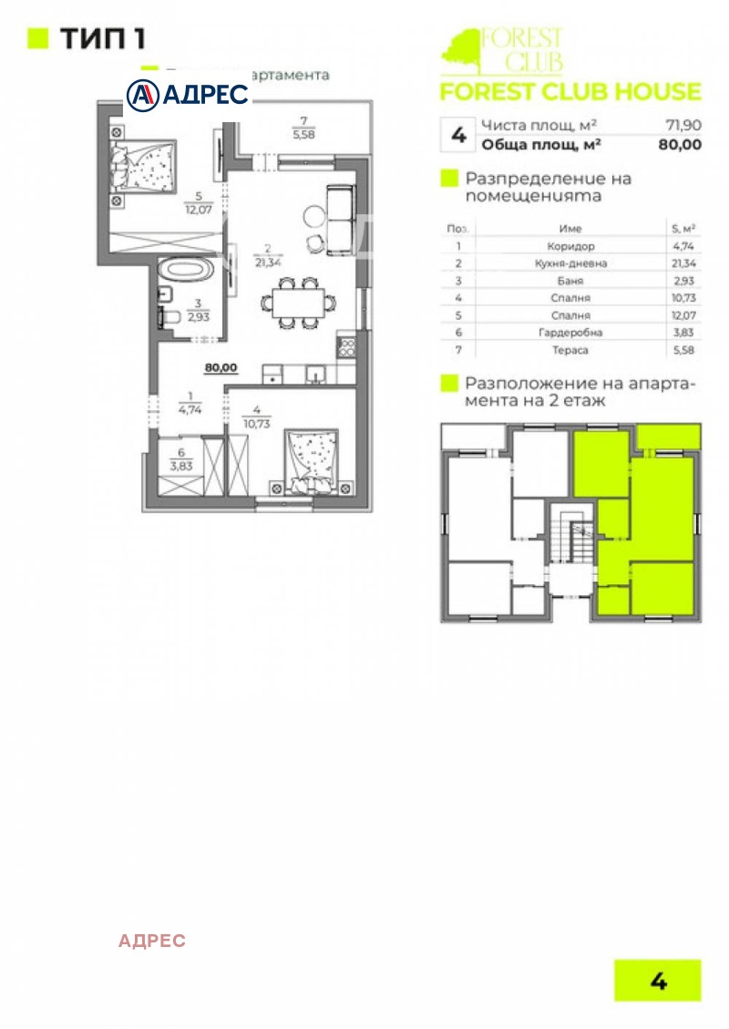 Продава 3-СТАЕН, гр. Варна, к.к. Чайка, снимка 4 - Апартаменти - 53536843