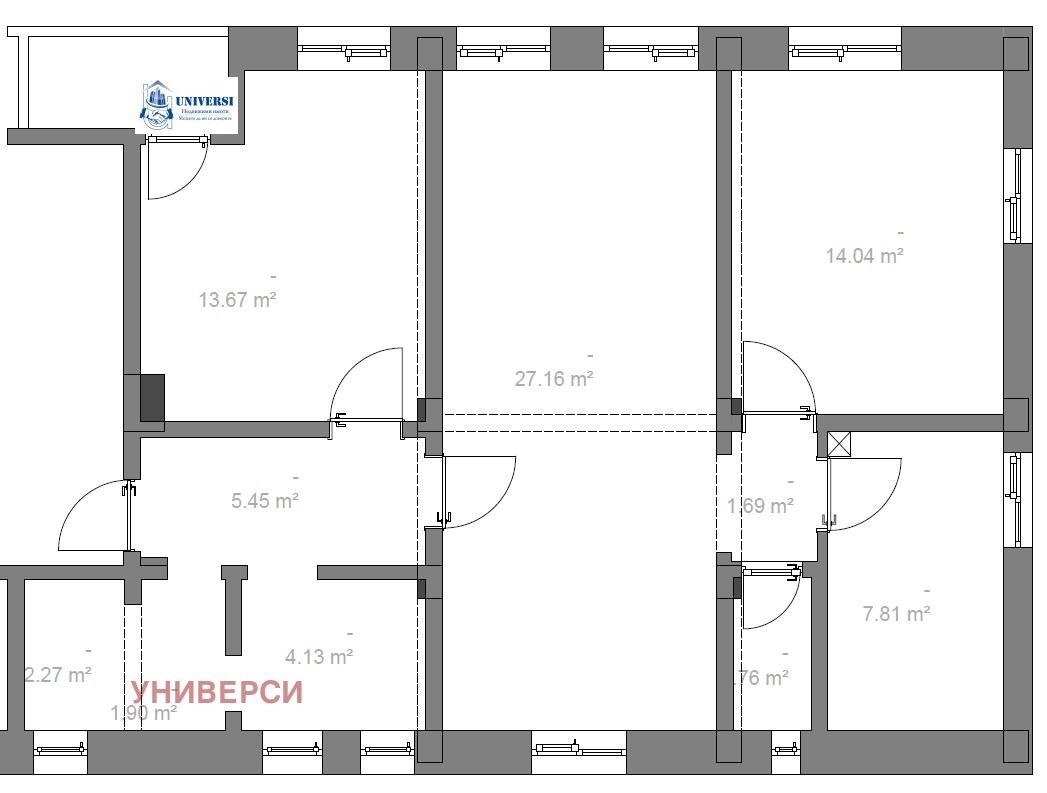 Продава 3-СТАЕН, гр. София, Център, снимка 2 - Апартаменти - 56161929