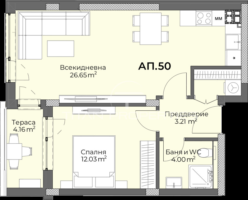 Продава 2-СТАЕН, гр. Пловдив, Христо Смирненски, снимка 1 - Aпартаменти - 48888423