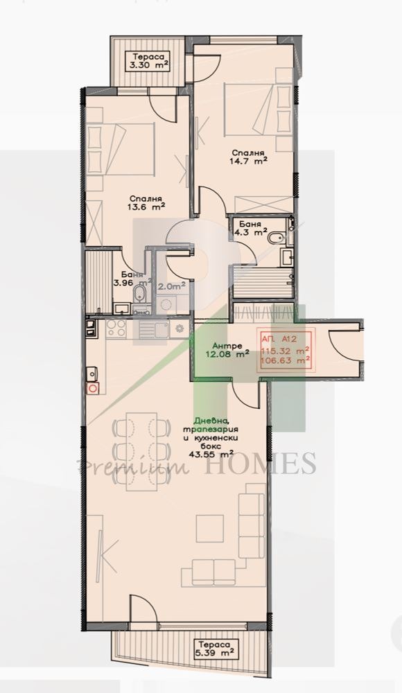 Продава  3-стаен град София , Витоша , 137 кв.м | 29975482 - изображение [15]