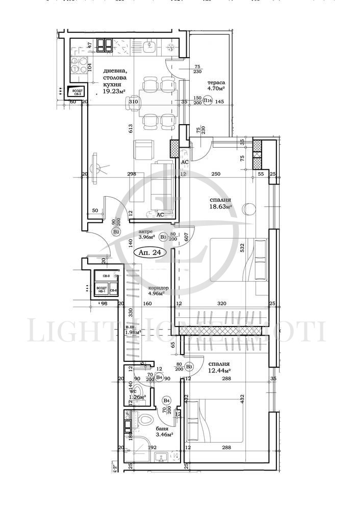 Продава 3-СТАЕН, гр. Пловдив, Център, снимка 12 - Апартаменти - 53437609