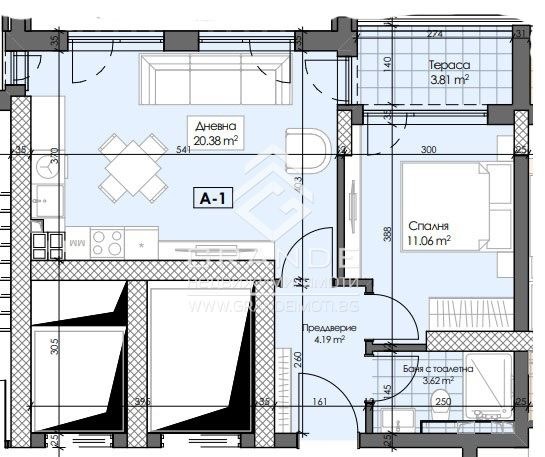 Продава 2-СТАЕН, гр. Пловдив, Гагарин, снимка 1 - Aпартаменти - 49354123