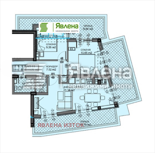 Продаја  2 спаваће собе Софија , Овча купел , 134 м2 | 13203849 - слика [3]