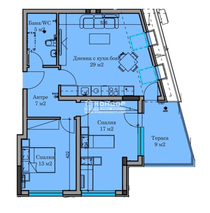 Продава 3-СТАЕН, гр. Пловдив, Христо Смирненски, снимка 2 - Апартаменти - 52316667