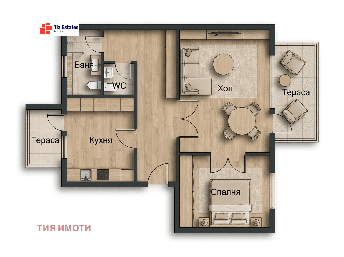 Продава 2-СТАЕН, гр. Пловдив, Кючук Париж