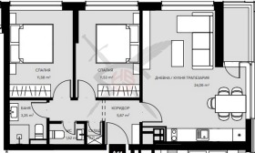 3-стаен град София, Кръстова вада