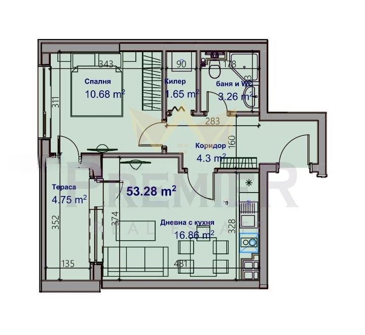 Na prodej  1 ložnice Varna , Mladost 2 , 64 m2 | 14344243 - obraz [3]