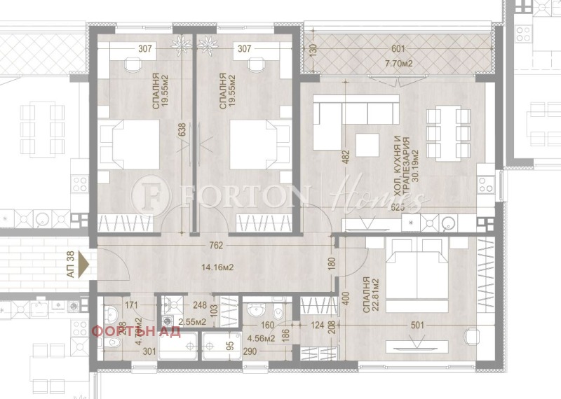 Eladó  3 hálószobás Sofia , Manastirski livadi , 178 négyzetméter | 68303576 - kép [2]