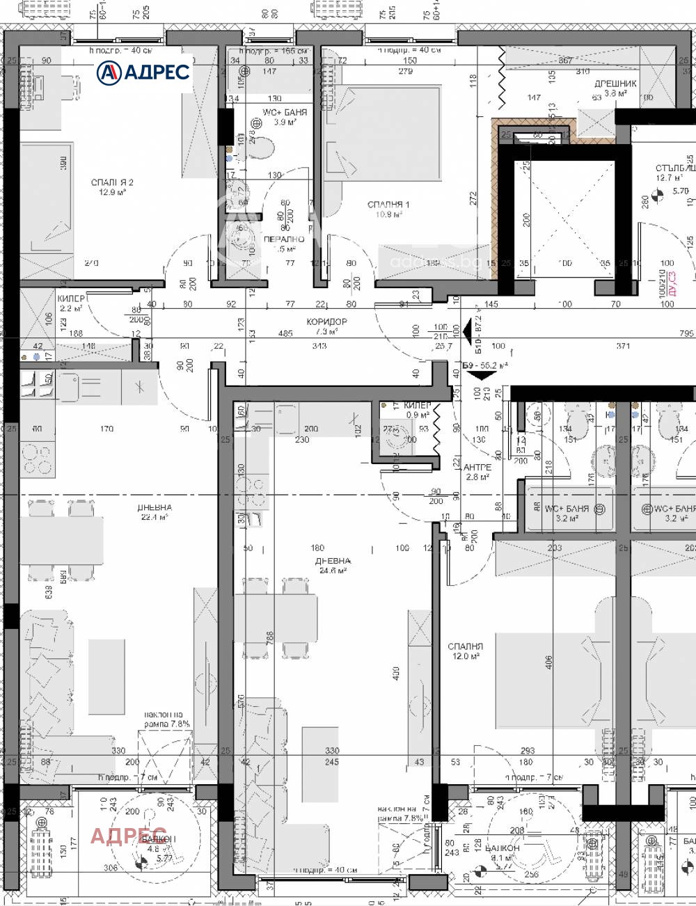 Продава 3-СТАЕН, гр. Варна, Владислав Варненчик 1, снимка 2 - Апартаменти - 54588335
