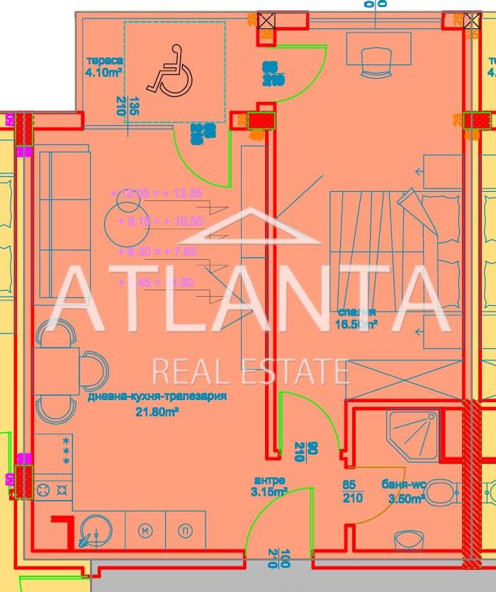 Продава  2-стаен област Бургас , к.к. Слънчев бряг , 61 кв.м | 35864474 - изображение [9]