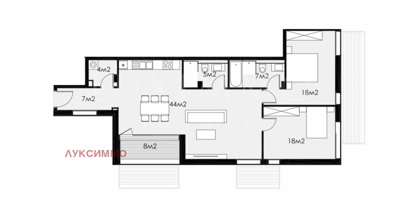 In vendita  2 camere da letto Sofia , Dragalevtsi , 132 mq | 84159838 - Immagine [14]