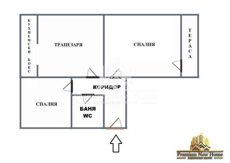 Продава 2-СТАЕН, гр. Радомир, област Перник, снимка 3 - Апартаменти - 52385751
