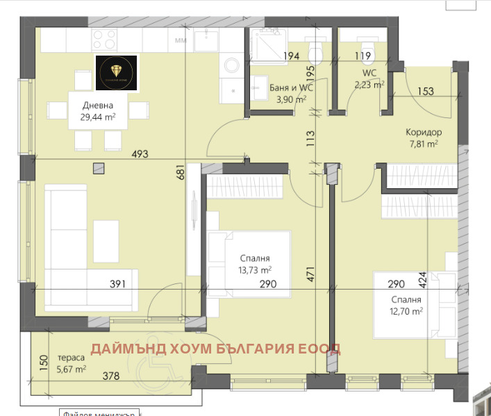 Продава 3-СТАЕН, гр. Пловдив, Кършияка, снимка 2 - Aпартаменти - 48022357