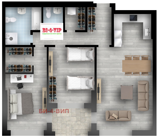 Продава 3-СТАЕН, гр. София, Кръстова вада, снимка 8 - Апартаменти - 56358129