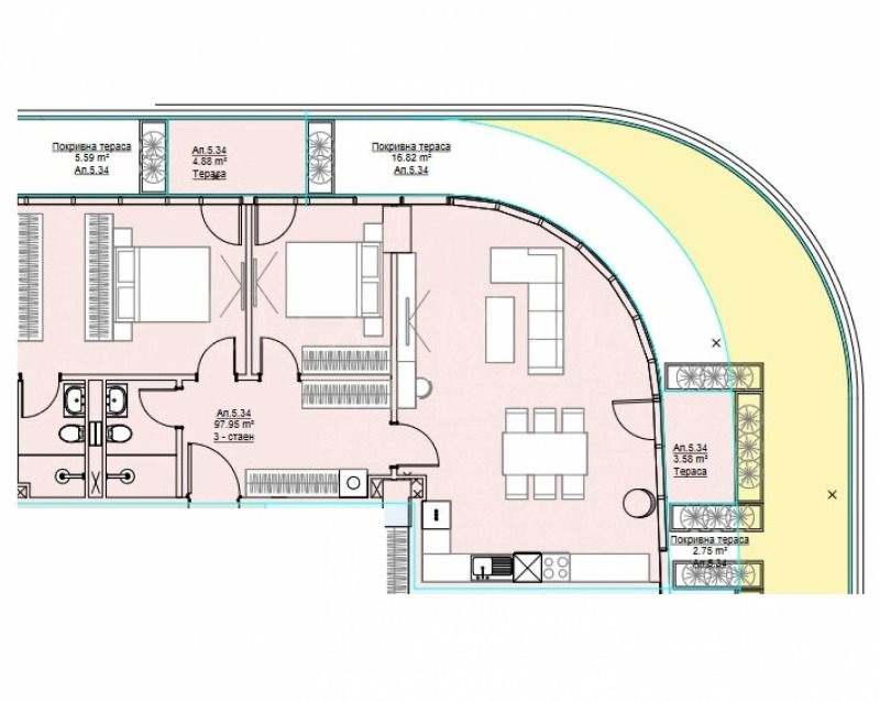 In vendita  2 camere da letto Sofia , Dianabad , 130 mq | 61129659 - Immagine [4]