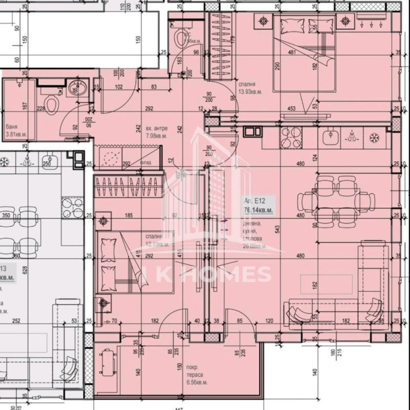 Til salg  2 soveværelser Plovdiv , Ostromila , 102 kvm | 96915648 - billede [3]