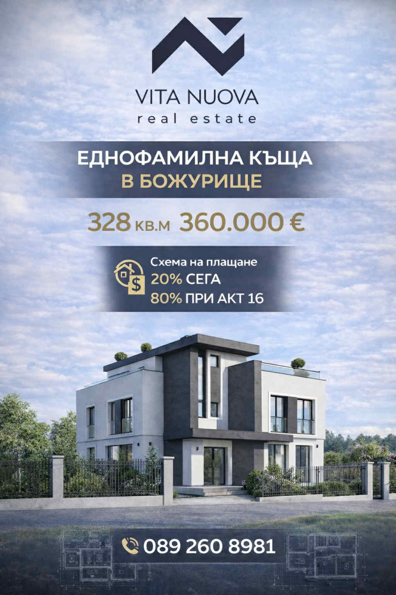 Продава КЪЩА, с. Гурмазово, област София област