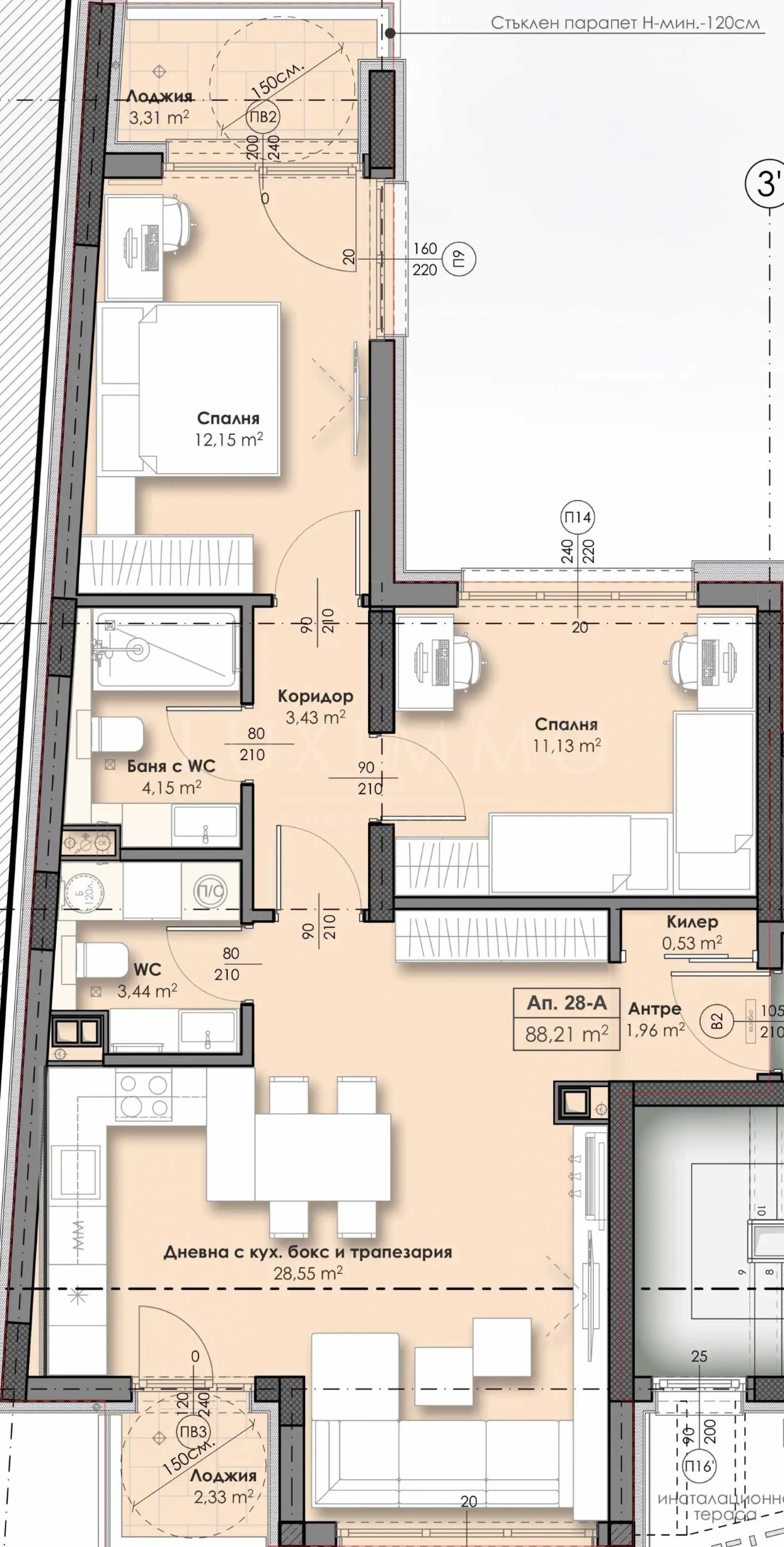 Продава 3-СТАЕН, гр. София, Връбница 2, снимка 2 - Апартаменти - 55407280