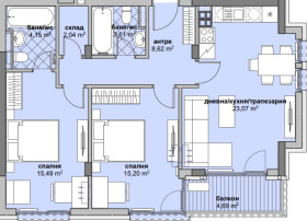 2 bedroom Lyulin 7, Sofia 4